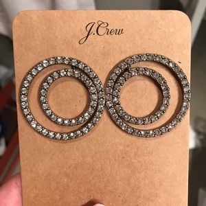 J. Crew Rhinestone Earrings NWT